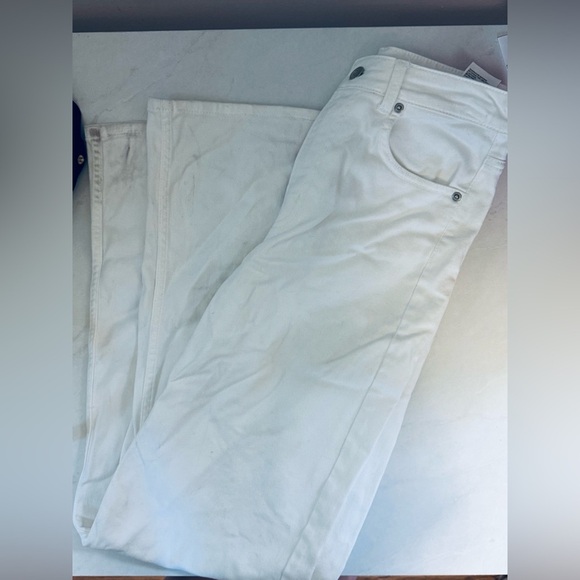 Divided H&M White Wide Leg Flare Jeans - Picture 4 of 5